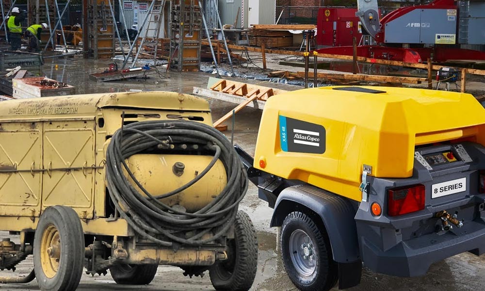 Купить мобильные дизельные винтовые воздушные компрессоры